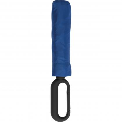 Pocket umbrella with carabiner handle