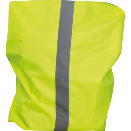 Rain cover for backpacks with reflective strips and elastic drawstring