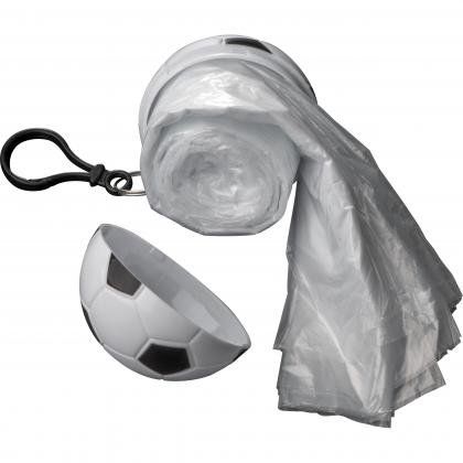 Rain poncho in football case
