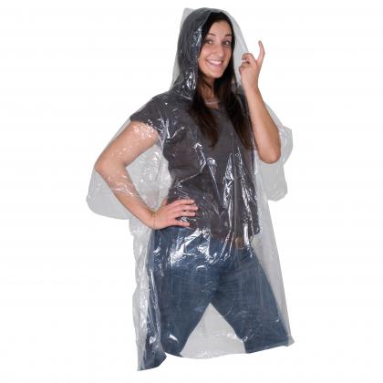Rain poncho in plastic cover