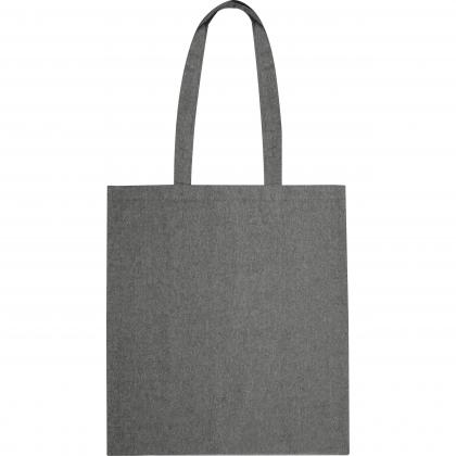 Recycled cotton bag with long handles