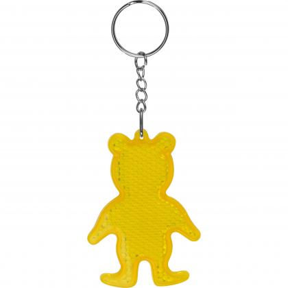 Reflecting bear keyring