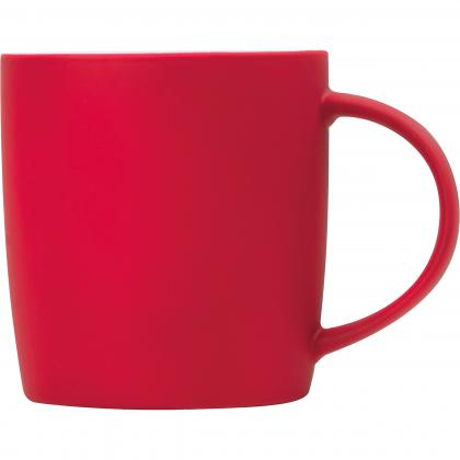Rubberized ceramic mug