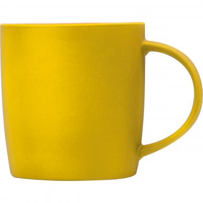 Rubberized ceramic mug