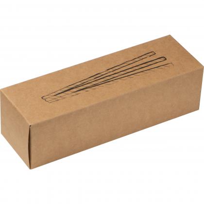 Set of 100 drink straws made of paper