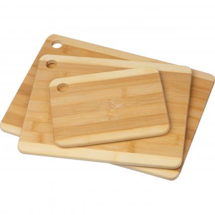 Set of three cutting boards