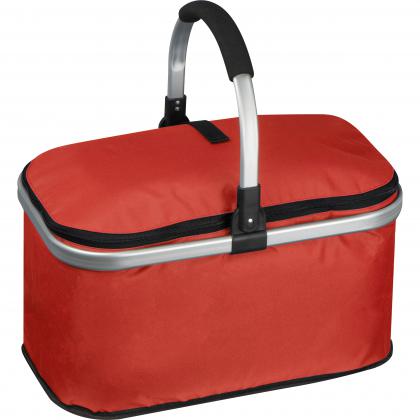 Shopping basket with cooling compartment