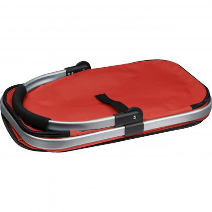 Shopping basket with cooling compartment