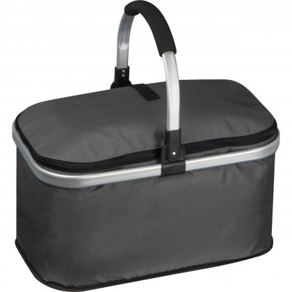 Shopping basket with cooling compartment