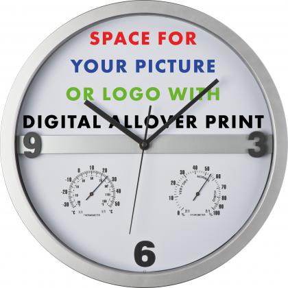 Wall clock. half display printable