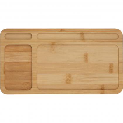 Wireless charging desk pad