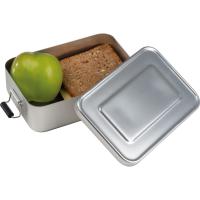 Aluminium lunch box with closure