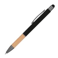 Ball pen with bamboo grip zone