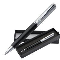 Ballpen with silver top