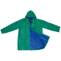 Bicolour reversible raincoat. PVC.XL