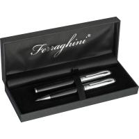 Ferraghini writing set with a ball pen and a rollerball pen