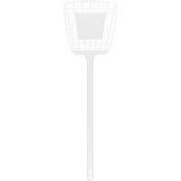 Fly swatter made of plastic