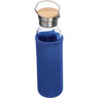 Glass bottle with neoprene sleeve, 600ml