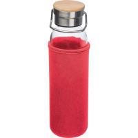 Glass bottle with neoprene sleeve, 600ml