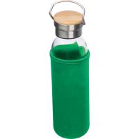 Glass bottle with neoprene sleeve, 600ml