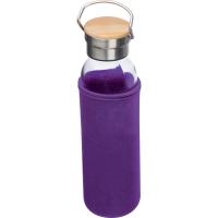 Glass bottle with neoprene sleeve, 600ml