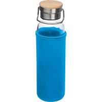 Glass bottle with neoprene sleeve, 600ml