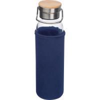 Glass bottle with neoprene sleeve, 600ml