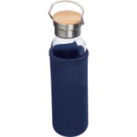 Glass bottle with neoprene sleeve, 600ml