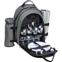 Picnic backpack for 4 Persons including also a picnic blanket