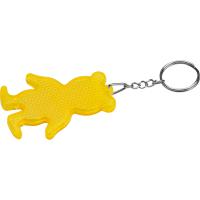 Reflecting bear keyring