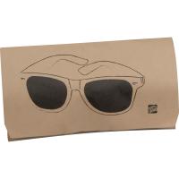 Sunglasses with bamboo temples