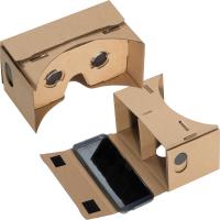 Virtual Reality glasses made of cardboard