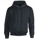 Casual Classic – Ringspun Blend Hooded Sweatshirt / Hoodie – 280gsm /BLACK – Screen Printed - UK
