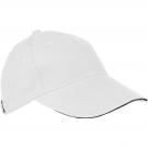 6-panel sandwich baseball cap