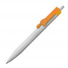 Ball pen with finger pointer clip