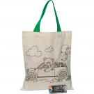 Cotton bag for coloring