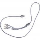 Extralong charging cable. USB. Micro-USB. C-Type and light
