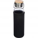 Glass bottle with neoprene sleeve. 600ml