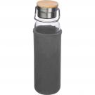 Glass bottle with neoprene sleeve. 600ml