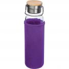 Glass bottle with neoprene sleeve. 600ml