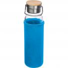 Glass bottle with neoprene sleeve. 600ml