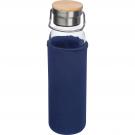 Glass bottle with neoprene sleeve. 600ml