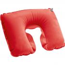 Inflatable soft travel pillow