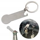 Keyring with shopping cart chip