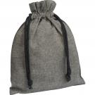 Medium drawstring bag made from recycled cotton