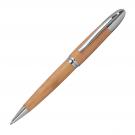 Metal twist ballpen with bamboo coating