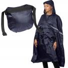 Rain poncho that folds into a belt bag