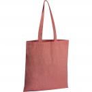Recycled cotton bag with long handles