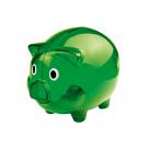 Transparent piggy bank