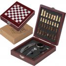 Wine set in wooden box